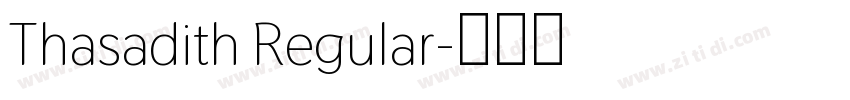 Thasadith Regular字体转换